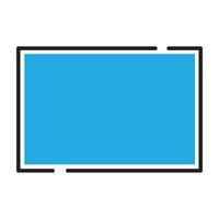 rectangle icon illustration design template vector