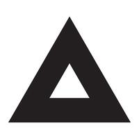 triangle icon illustration design template vector