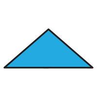 triangle icon illustration design template vector
