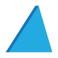 triángulo icono ilustración diseño modelo vector