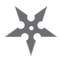 shuriken icon illustration design template vector