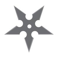 shuriken icon illustration design template vector