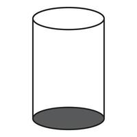 cylinder tube icon illustration design template vector