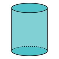 cylinder tube icon illustration design template vector