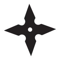 shuriken icono ilustración diseño modelo vector