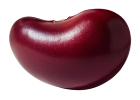 rouge haricot isolé sur transparent Contexte png