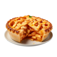 homemade pie delicious food isolated on a transparent background png