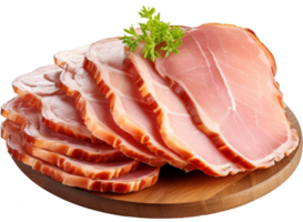 ham isolated on transparent background png