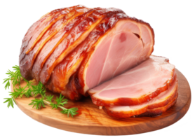 ham isolated on transparent background png