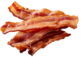 bacon isolated on transparent background png