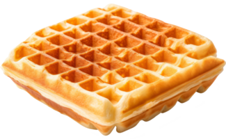 waffle com chocolate isolado em transparente fundo png