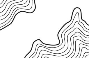 Wavy Contour background. Topographic contour background. contour lines background. Topographic map background. Abstract wavy background. vector