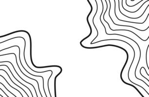 Wavy Contour background. Topographic contour background. contour lines background. Topographic map background. Abstract wavy background. vector