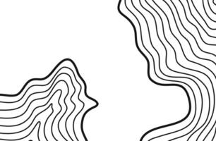 Wavy Contour background. Topographic contour background. contour lines background. Topographic map background. Abstract wavy background. vector