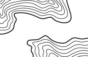 Wavy Contour background. Topographic contour background. contour lines background. Topographic map background. Abstract wavy background. vector