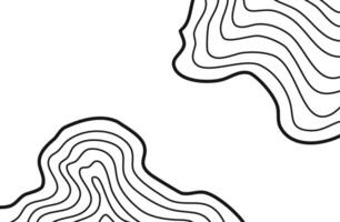 Wavy Contour background. Topographic contour background. contour lines background. Topographic map background. Abstract wavy background. vector