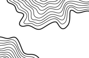 Wavy Contour background. Topographic contour background. contour lines background. Topographic map background. Abstract wavy background. vector