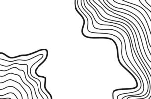 Wavy Contour background. Topographic contour background. contour lines background. Topographic map background. Abstract wavy background. vector