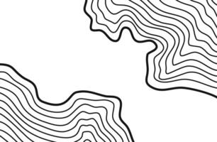 Wavy Contour background. Topographic contour background. contour lines background. Topographic map background. Abstract wavy background. vector