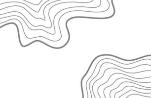 Wavy Contour background. Topographic contour background. contour lines background. Topographic map background. Abstract wavy background. vector