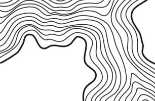 Wavy Contour background. Topographic contour background. contour lines background. Topographic map background. Abstract wavy background. vector