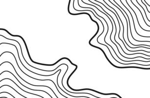 Wavy Contour background. Topographic contour background. contour lines background. Topographic map background. Abstract wavy background. vector