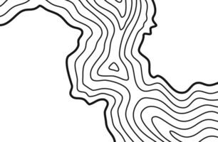 Wavy Contour background. Topographic contour background. contour lines background. Topographic map background. Abstract wavy background. vector