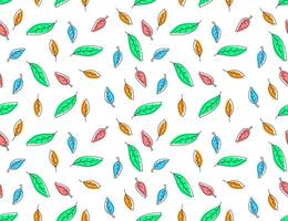 Tropical leaf background. Abstract leaves background pattern. Handrawn leaf illustration. leaves pattern wallpaper. vector