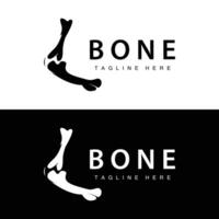 Bone Health Logo Simple Illustration Silhouette Template Design vector