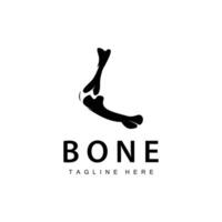 Bone Health Logo Simple Illustration Silhouette Template Design vector