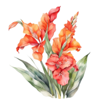 Watercolor Bouquet flower, Watercolor Bouquet flower Design png