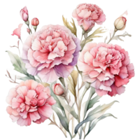 Watercolor Bouquet flower, Watercolor Bouquet flower Design png