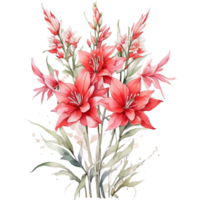 aquarelle bouquet fleur, aquarelle bouquet fleur conception png