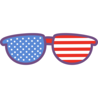 American party glasses png