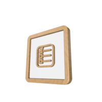 Business icon 3D render png