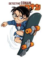 detective Conan bosquejo vector