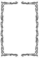 aesthetic square frames for your designs, borders, border packages vector