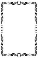 aesthetic square frames for your designs, borders, border packages vector