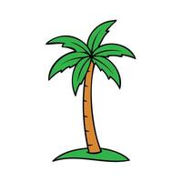 palm tree illustration vector