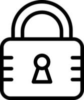 Lock Line Icon For Your Project vector