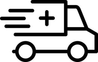 Medicine Delivery Line Icon For Your Project vector