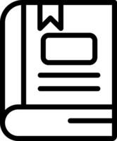 Reading Books Line Icon For Your Project vector