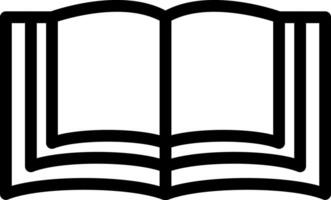 Reading Line Icon For Your Project vector