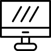Computer screen Line Icon For Your Project vector