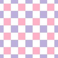 Retro checkered seamless pattern. Colorful vintage aesthetic pattern. vector