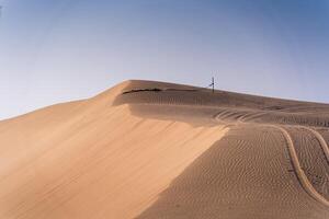 aéreo ver de nam cuong arena dunas, ninh Thuan provincia, Vietnam. eso es uno de el más hermosa lugares en Vietnam foto