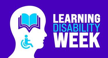 June is Learning Disability Week background template. Holiday concept. use to background, banner, placard, card, and poster design template with text inscription and standard color. vector