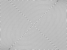 Optical Illusion Created from Artistic Lines Motifs Pattern, can use for Decoration, Background, Ornate, Fabric, Fashion, Textile, Carpet Pattern, Tile or Graphic Design Element vector