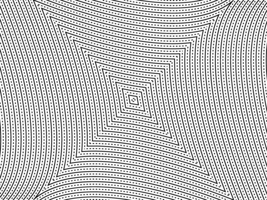 Optical Illusion Created from Artistic Lines Motifs Pattern, can use for Decoration, Background, Ornate, Fabric, Fashion, Textile, Carpet Pattern, Tile or Graphic Design Element