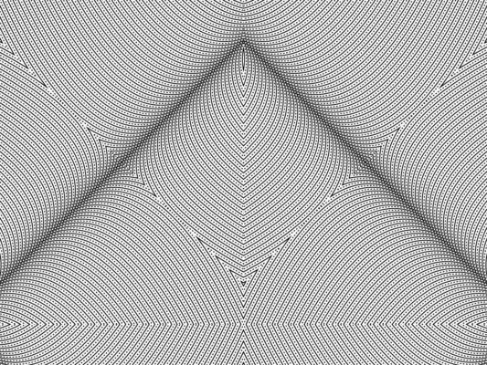 Optical Illusion Created from Artistic Lines Motifs Pattern, can use for Decoration, Background, Ornate, Fabric, Fashion, Textile, Carpet Pattern, Tile or Graphic Design Element